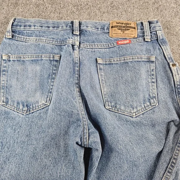 Wrangler Regular Fit Straight Leg Jeans Blue Denim 31x34 96501DS Mens - Picture 8 of 10